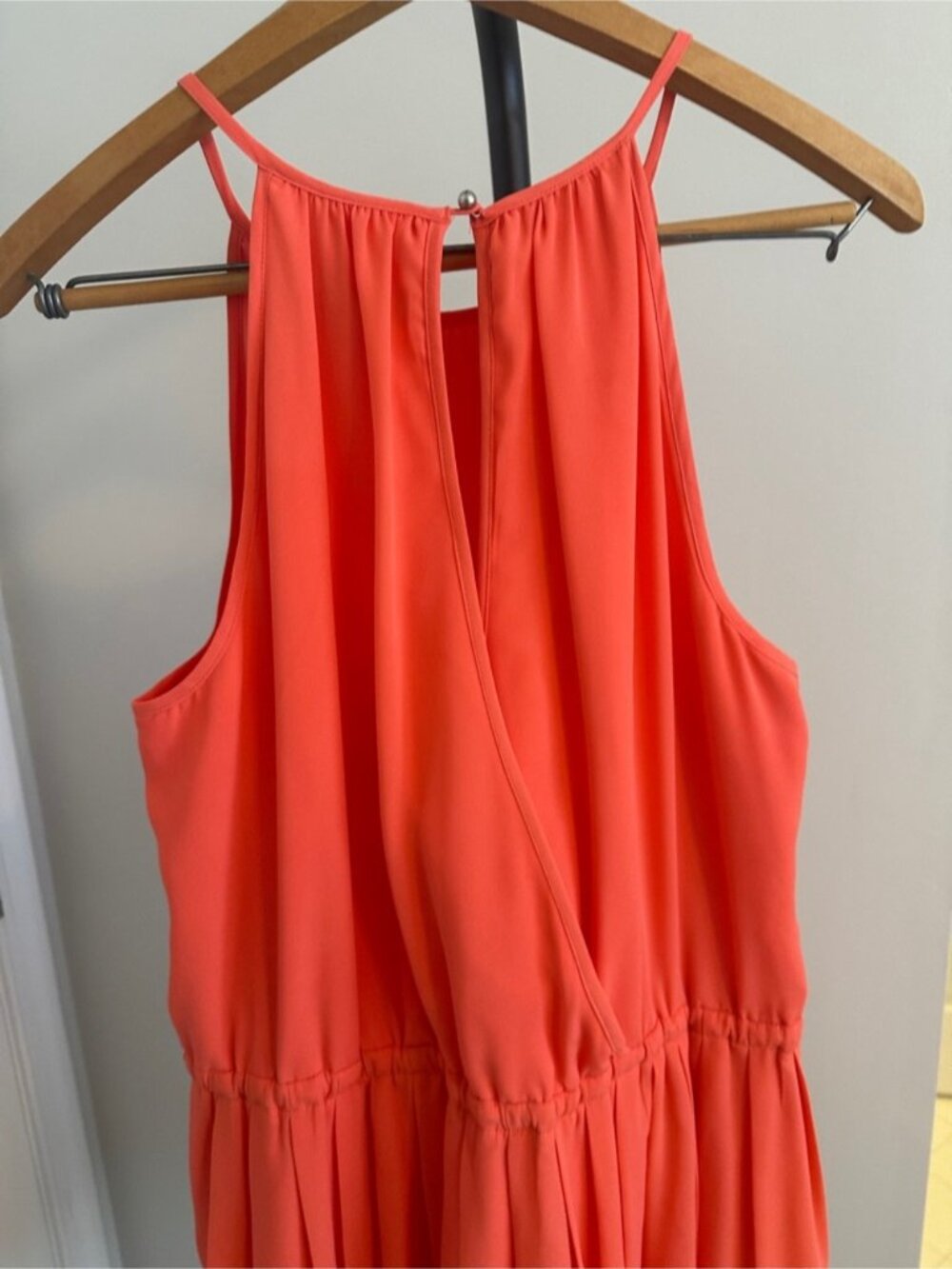 Coral Halter Dress - Picture 4 of 5